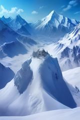 自然纪录片封面，雪山之巅的雄鹰展翅，4K超高清自然摄影震撼画面，电影天堂迅雷下载纪录片资源